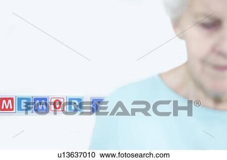Stock Image - Alzheimer's disease, conceptual image. Fotosearch
