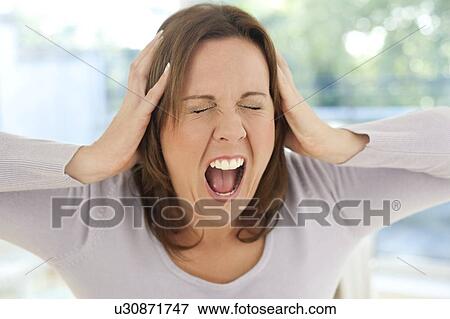 Angry woman View Large Photo Image Stock Photo - Angry woman. Fotosearch