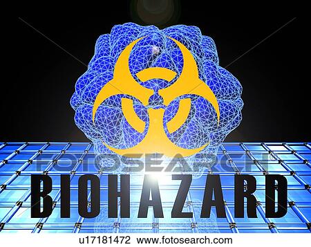 Stock Image - Biohazard, conceptual artwork. Fotosearch