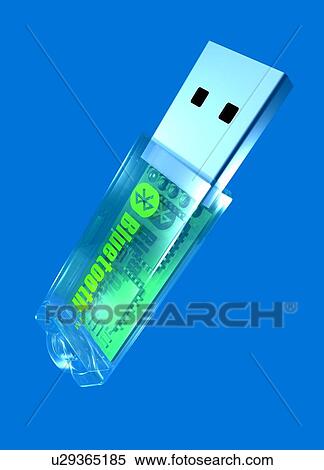 Stock Photography - Bluetooth device, artwork. Fotosearch