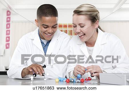 Stock Image - Chemistry lesson. Fotosearch