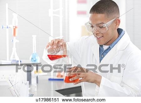 Stock Image - Chemistry lesson. Fotosearch