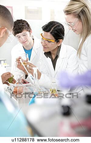 Stock Photo - Chemistry lesson. Fotosearch