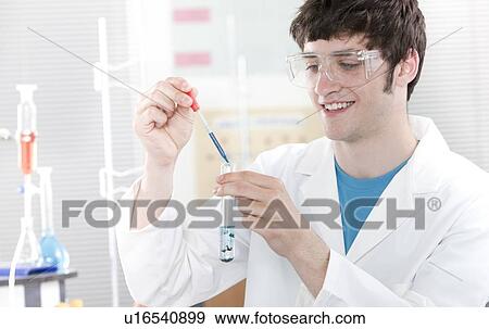 Stock Photo - Chemistry lesson. Fotosearch