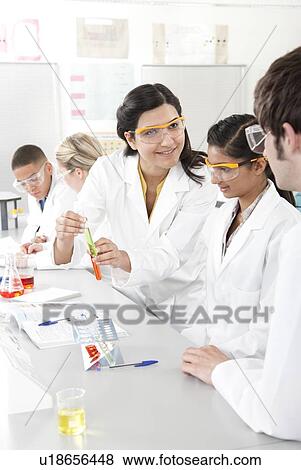 Stock Photo - Chemistry lesson. Fotosearch