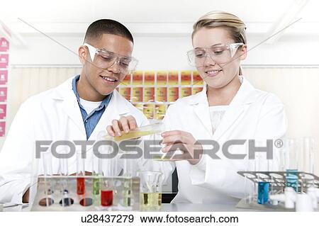 Stock Photo - Chemistry lesson. Fotosearch