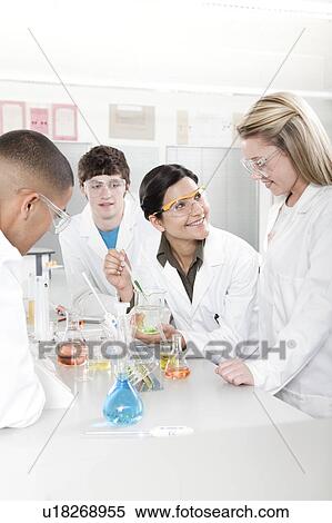 Stock Photography - Chemistry lesson. Fotosearch
