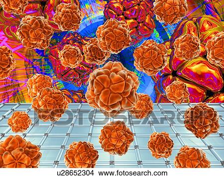 Computer virus, conceptual artwork View Large Photo Image Picture - Computer virus, conceptual artwork. Fotosearch