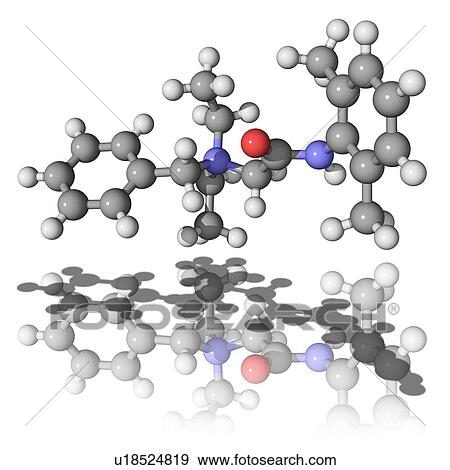 Stock Photo - Denatonium molecule. Fotosearch