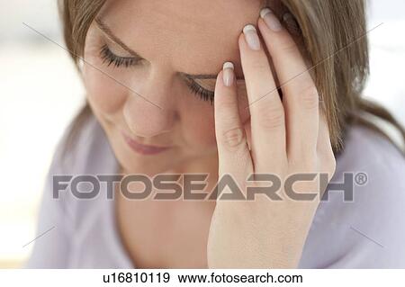 Depressed woman View Large Photo Image Stock Photo - Depressed woman. Fotosearch