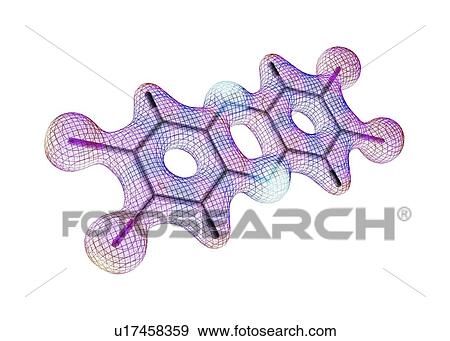 Stock Photo - Dioxin molecule. Fotosearch