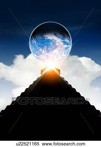 Stock Photography - End of the World in 2012 conceptual image. Fotosearch