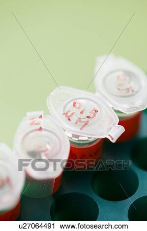 Stock Image - Eppendorf tubes. Fotosearch