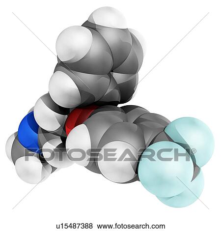 Fluoxetine antidepressant drug molecule View Large Photo Image Stock Photo - Fluoxetine antidepressant drug molecule. Fotosearch