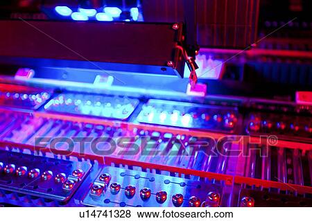 Stock Photo - Genome sequencing machine. Fotosearch