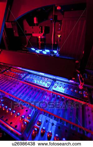Stock Photo - Genome sequencing machine. Fotosearch