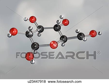 Glucose sugar molecule View Large Photo Image Stock Photo - Glucose sugar molecule. Fotosearch