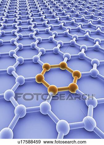 Stock Photo - Graphene sheet. Fotosearch