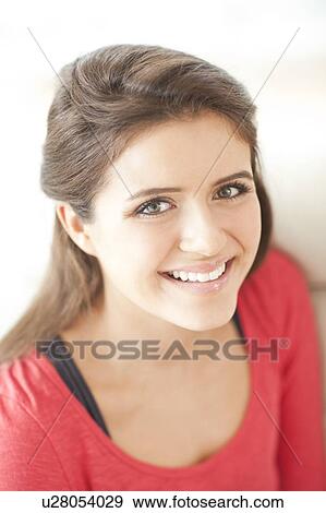 Happy teenage girl View Large Photo Image Stock Photo - Happy teenage girl. Fotosearch