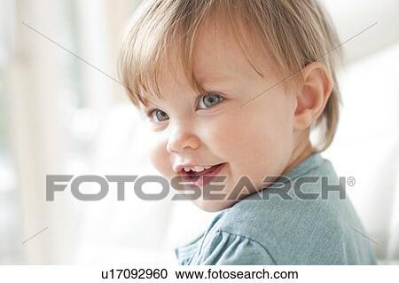 Stock Image - Happy toddler. Fotosearch