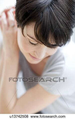 Stock Photo - Happy woman. Fotosearch