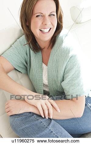 Stock Photography - Happy woman. Fotosearch