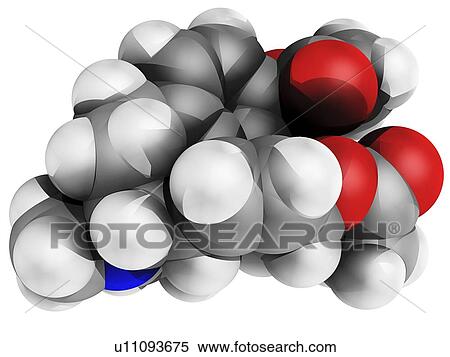 Heroin, molecular model View Large Photo Image Stock Photography - Heroin, molecular model. Fotosearch