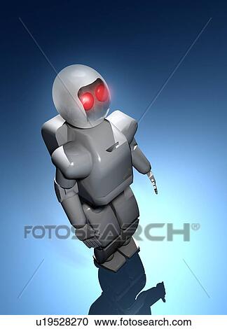 Humanoid robot, artwork View Large Photo Image Stock Image - Humanoid robot, artwork. Fotosearch