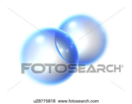 Stock Photo - Hydrogen molecule. Fotosearch