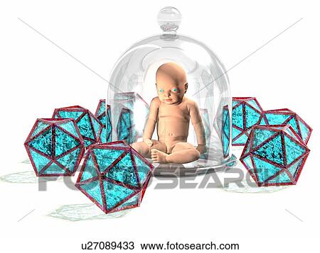 Stock Image - Immunity, conceptual artwork. Fotosearch