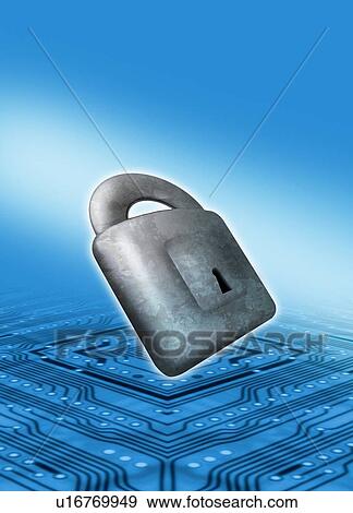 Internet security, conceptual artwork View Large Photo Image Stock Photo - Internet security, conceptual artwork. Fotosearch