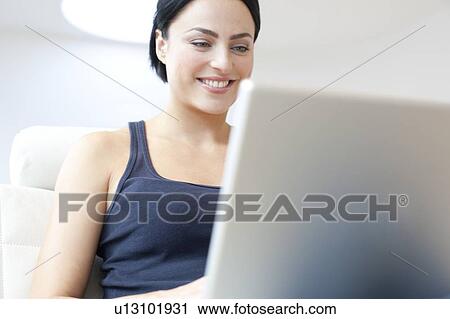 Laptop use View Large Photo Image Stock Image - Laptop use. Fotosearch