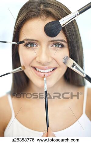 Stock Photograph - Make-up, conceptual image. Fotosearch