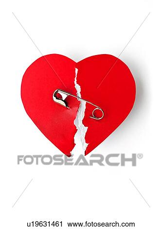 Stock Image - Mending a broken heart, conceptual image. Fotosearch