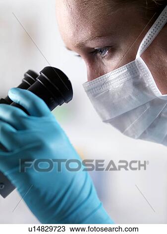 Microscope use View Large Photo Image Stock Image - Microscope use. Fotosearch