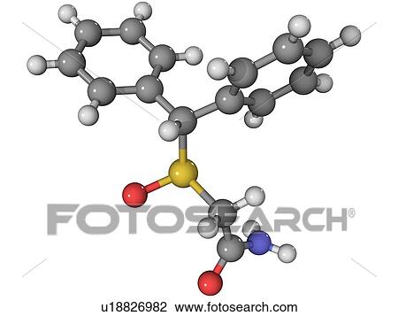Modafinil stimulant drug molecule View Large Photo Image Stock Image - Modafinil stimulant drug molecule. Fotosearch