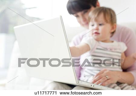 Stock Image - Mother and daughter. Fotosearch