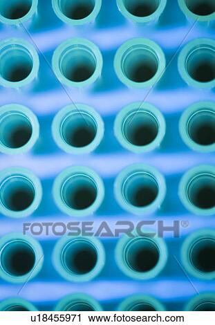 Stock Image - Multiwell sample tray. Fotosearch