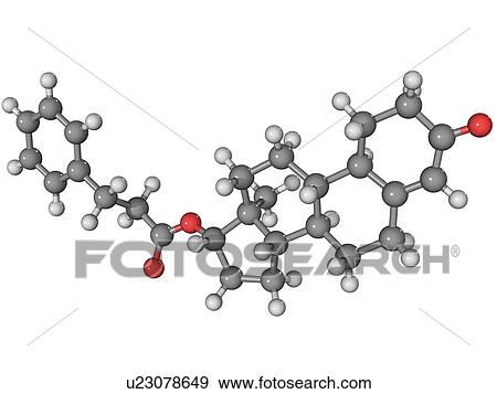 Nandrolone steroid drug molecule View Large Photo Image Stock Photo - Nandrolone steroid drug molecule. Fotosearch