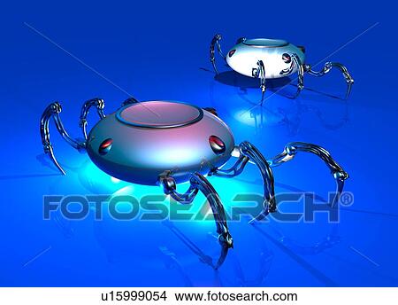 Picture - Nanorobots, conceptual artwork. Fotosearch