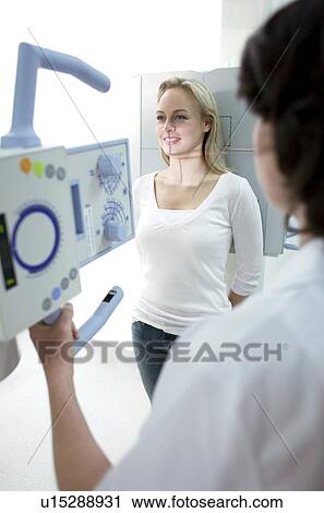 Stock Image - Neck X-ray. Fotosearch