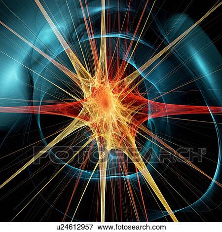 Nerve cell, artwork View Large Photo Image Stock Photo - Nerve cell, artwork. Fotosearch