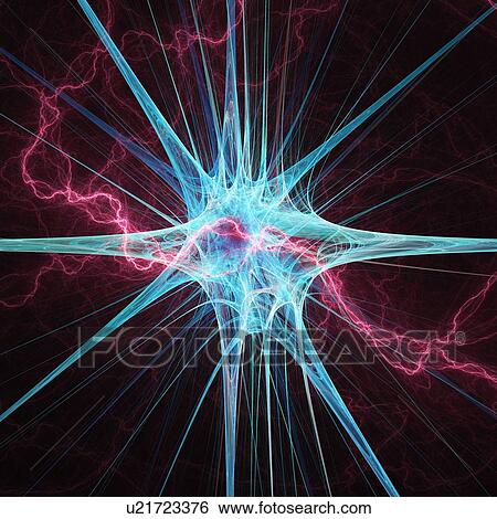 Nerve cell, artwork View Large Photo Image Stock Photograph - Nerve cell, artwork. Fotosearch