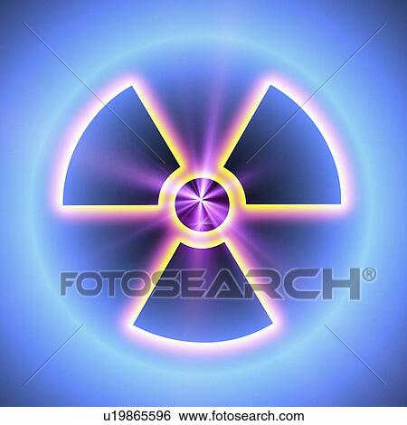 Stock Photograph - Radiation warning sign. Fotosearch