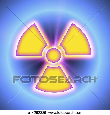Stock Photography - Radiation warning sign. Fotosearch