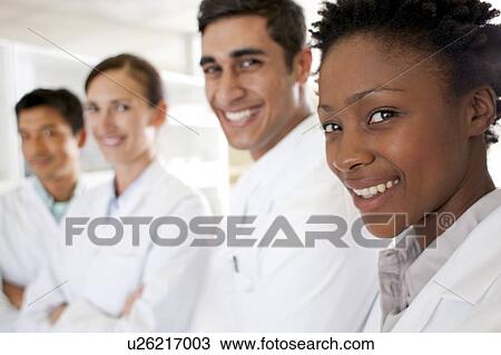Stock Image - Scientists. Fotosearch