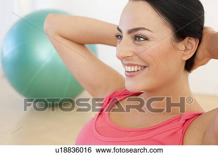 Stock Photograph - Sit-ups. Fotosearch