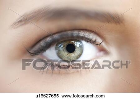 Stock Photography - Teenage girl's eye. Fotosearch