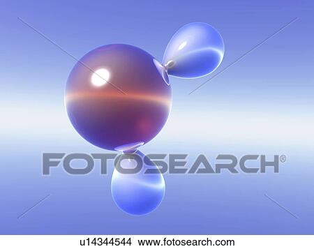 Water molecule View Large Photo Image Picture - Water molecule. Fotosearch