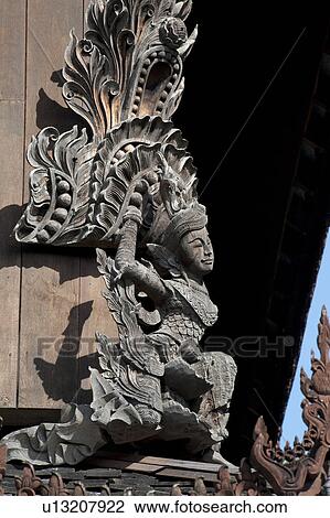 Apsara statue at Mandarin Oriental Dhara Dhevi, Chiang Mai, Thailand View Large Photo Image Stock Image - Apsara statue at Mandarin Oriental Dhara Dhevi, Chiang Mai, Thailand. Fotosearch
